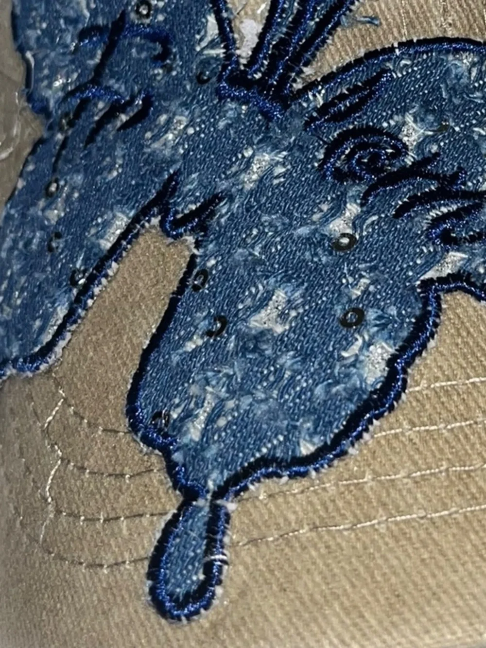JAM Designs Blue Butterfly Artisan Cap